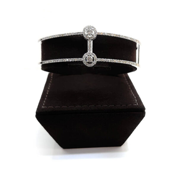 Diamond Bangle for Female of 17.29 Grams - Image 2