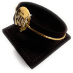Diamond Bracelet for Female With Allah Name in Yellow Gold