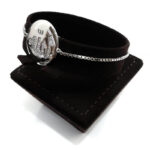 Diamond Bracelet for Female With Allah Name in White Gold