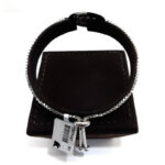 Diamond Bracelet for Female With Allah Name in White Gold - Image 3